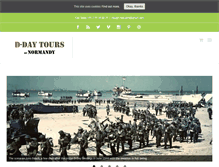 Tablet Screenshot of d-daytoursnormandy.com